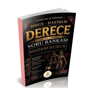 Savaş Yayınları HUKAL HMGS-Hakimlik Derece Medeni Hukuk Soru Bankası