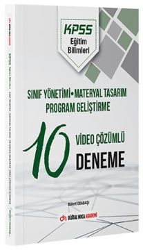 Dijital Hoca KPSS Eğitim Bilimleri Sınıf Yönetimi, Materyal Tasarım, Program Geliştirme 10 Deneme Çözümlü - Bülent Odabaşı Dijital Hoca Akademi