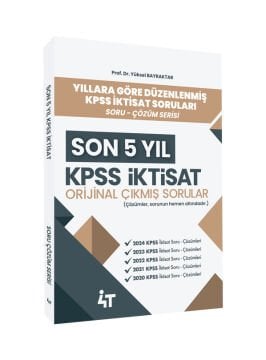 Son 5 YIL KPSS İktisat  Çıkmış Sorular 4T Yayınları