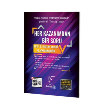 Karekök Yayınları LGS T.C. İnkılap Tarihi ve Atatürkçülük Her Kazanımdan Bir Soru
