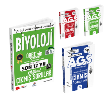 Dizgi Kitap 2025 Öabt Biyoloji Çıkmış Sorular ve Meb Ags Mevzuat, Anayasa Hukuku, Eğitimin Temelleri Çözümlü Çıkmış Sorular Seti
