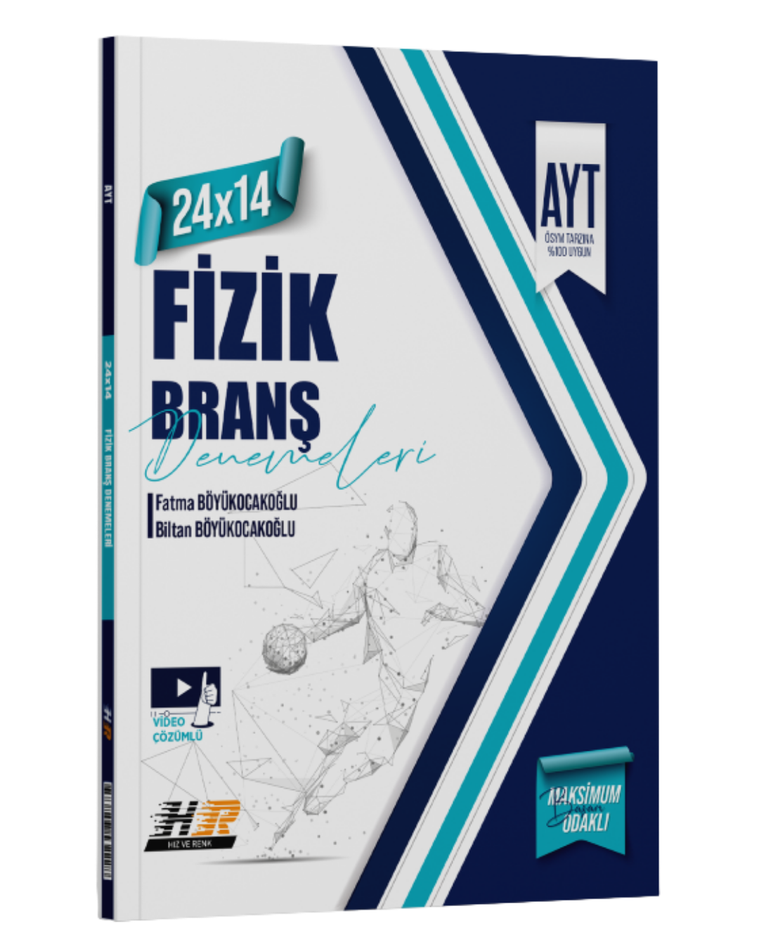 Hız ve Renk Yayınları AYT Fizik 24 x 14 Denemeleri