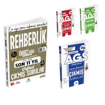 Dizgi Kitap 2025 Öabt Rehberlik Çıkmış Sorular ve Meb Ags Mevzuat, Anayasa Hukuku, Eğitimin Temelleri Çözümlü Çıkmış Sorular Seti