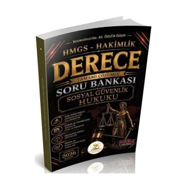 Savaş Yayınları HUKAL HMGS-Hakimlik Derece Sosyal Güvenlik Hukuku Soru Bankası