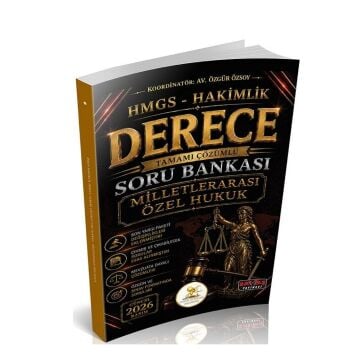Savaş Yayınları HUKAL HMGS-Hakimlik Derece Milletlerarası Özel Hukuk Soru Bankas