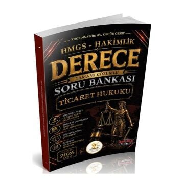 Savaş Yayınları HUKAL HMGS-Hakimlik Derece Ticaret Hukuku Soru Bankası