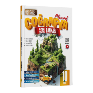 Coğrafya Gurmesi Yayınları 10. Sınıf Coğrafya Maarif Soru Bankası