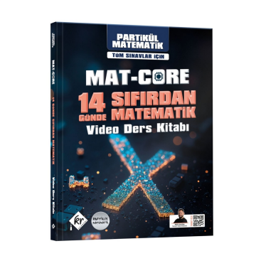 Partikül Matematik Mat-Core 14 Günde Sıfırdan Matematik Video Ders Kitabı KR Akademi Yayınları