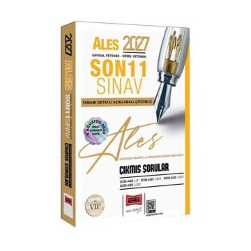 Yargı Yayınları 2027 ALES Sayısal - Sözel Yetenek Son 11 Sınav Tamamı Çözümlü Çıkmış Sorular 2 Ağustos Sınav Soruları Dahil