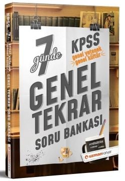 Uzman Kariyer Yayınlar KPSS Genel Yetenek Genel Kültür 7 Günde Genel Tekrar Soru Bankası
