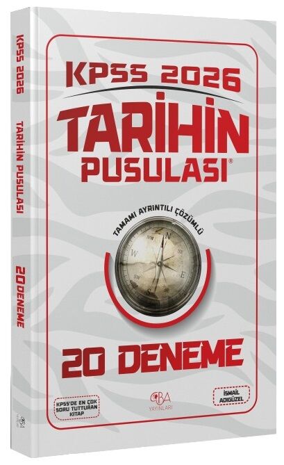 2026 KPSS Tarihin Pusulası 20 Deneme Çözümlü - İsmail Adıgüzel CBA Yayınları