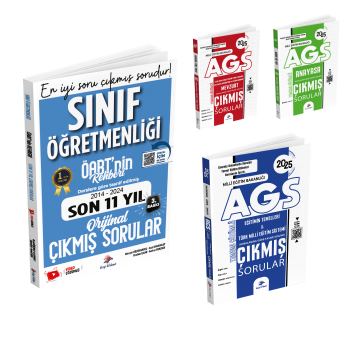 Dizgi Kitap 2025 Öabt Sınıf Öğretmenliği Çıkmış Sorular ve Meb Ags Mevzuat, Anayasa Hukuku, Eğitimin Temelleri Çözümlü Çıkmış Sorular Seti