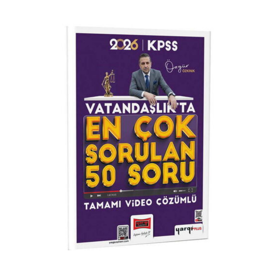 2026 KPSS Vatandaşlıkta En Çok Sorulan 50 Soru Yargı Yayınları