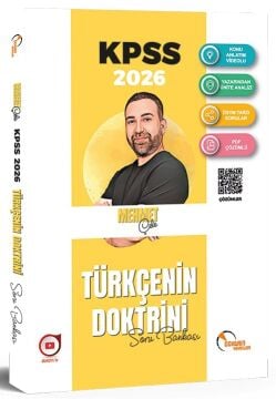 Doktrin 2026 KPSS Türkçenin Doktrini Soru Bankası Çözümlü - Mehmet Çele Doktrin Yayınları