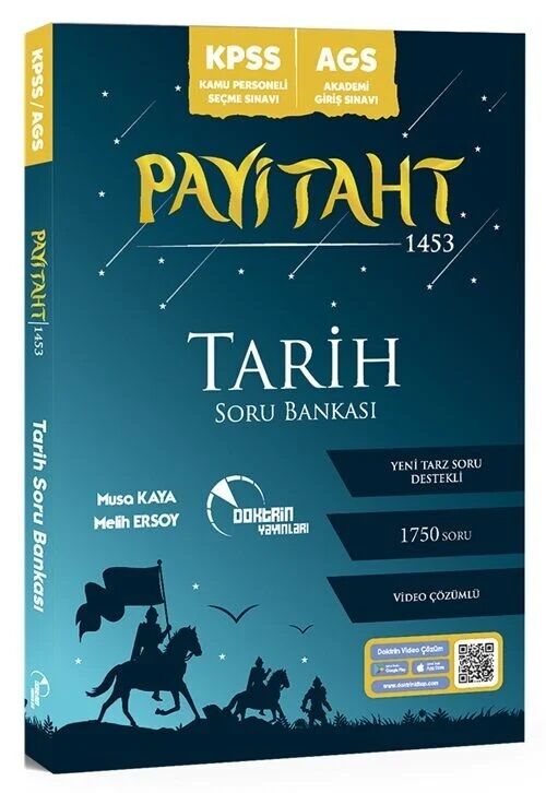 Doktrin KPSS MEB-AGS Tarih PAYİTAHT 1453 Soru Bankası Çözümlü Doktrin Yayınları
