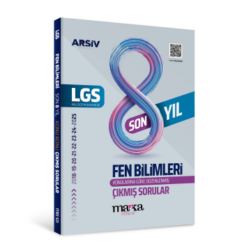 Marka Yayınları LGS Fen Bilimleri Konu Konu Çıkmış Sorular Son 8 yıl Çıkmış Sorular