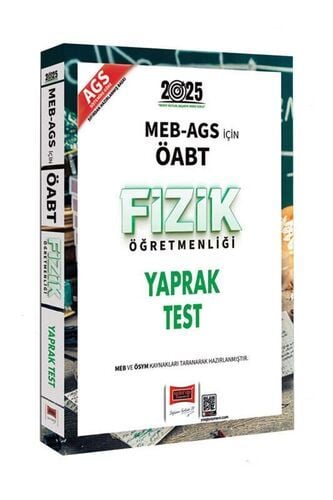 2025 MEB-AGS ÖABT Fizik Öğretmenliği Yaprak Test Yargı Yayınları