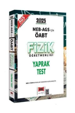 2025 MEB-AGS ÖABT Fizik Öğretmenliği Yaprak Test Yargı Yayınları
