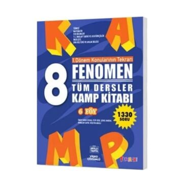Fenomen Okul Yayınları 8. Sınıf Tüm Dersler Fenomen Kamp Kitabı Eyüp Köse, Ömer Faruk Özkan