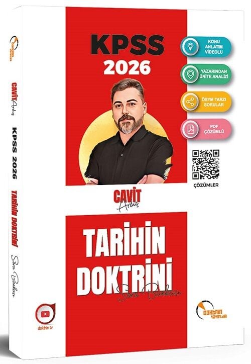Doktrin 2026 KPSS Tarihin Doktrini Soru Bankası Çözümlü - Cavit Ardıç Doktrin Yayınları