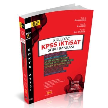 Savaş Yayınları Külliyat KPSS İktisat Soru Bankası