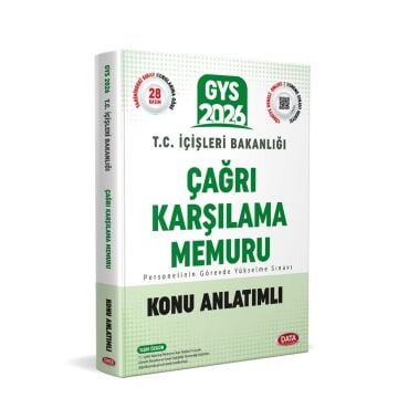 Data Yayınları 2026 GYS T.C. İçişleri Bakanlığı Çağrı Karşılama Memuru Konu Anlatımlı