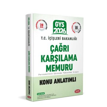 Data Yayınları 2026 GYS T.C. İçişleri Bakanlığı Çağrı Karşılama Memuru Konu Anlatımlı