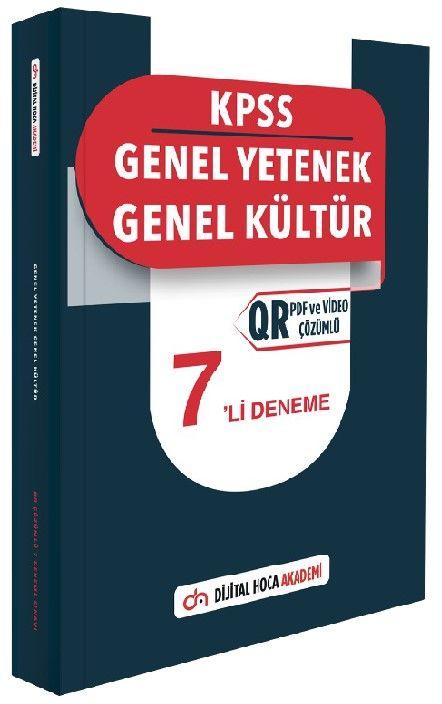 Dijital Hoca KPSS Genel Yetenek Genel Kültür 7 Deneme Çözümlü Dijital Hoca Akademi