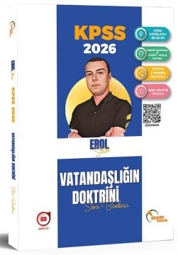 Doktrin 2026 KPSS Vatandaşlık Vatandaşlığın Doktrini Soru Bankası Çözümlü - Erol Sitar Doktrin Yayınları
