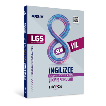 Marka Yayınları LGS İngilizce Konu Konu Çıkmış Sorular Son 8 yıl Çıkmış Sorular