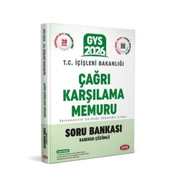 Data Yayınları 2026 GYS T.C. İçişleri Bakanlığı Çağrı Karşılama Memuru Soru Bankası