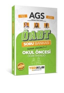 MEB AGS ÖABT Okul Öncesi Öğretmenliği Tamamı Çözümlü Soru Bankası Yediiklim Yayınları