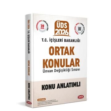 Data Yayınları 2026 T.C. İçişleri Bakanlığı GYS Ortak Konular Konu Anlatımlı