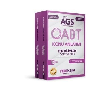 MEBS AGS ÖABT Fen Bilimleri Öğretmenliği Konu Anlatımı (2 Cilt) Yediiklim Yayınları