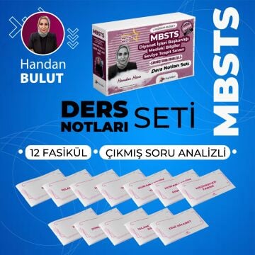 Dizgi Kitap 2026 Diyanet İşleri Başkanlığı Mesleki Bilgiler Seviye Tesit Sınavı MBSTS Çıkmış Soru Analizli Konu Anlatım Seti 12 Fasikül Handan Bulut