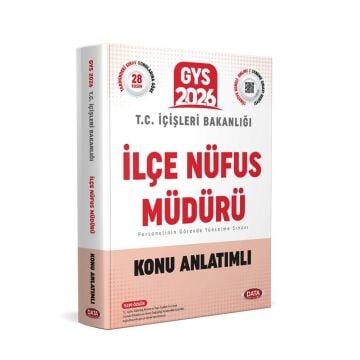 Data Yayınları 2026 T.C. İçişleri Bakanlığı İlçe Nüfus Müdürü GYS Konu Anlatımlı