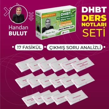 Dizgi Kitap 2026 Din Hizmetleri Alan Bilgisi Testi DHBT Çıkmış Soru Analizli Konu Anlatım Seti 13 Fasikül Handan Bulut