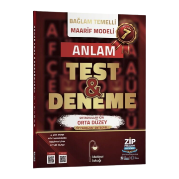 Edebiyat Sokağı Yayınları 7. Sınıf Anlam Maarif Model Test ve Deneme