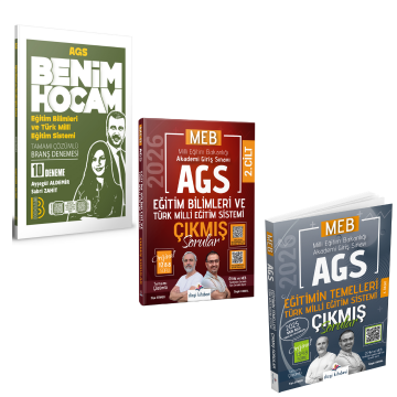 Dizgi Kitap 2026 MEB AGS Eğitim Bilimleri ve Türk Milli Eğitim Sistemi Çıkmış Sorular & AGS Eğitim Bilimleri 10 Deneme Ayşegül Aldemir Sabri Zahit Benim Hocam Seti