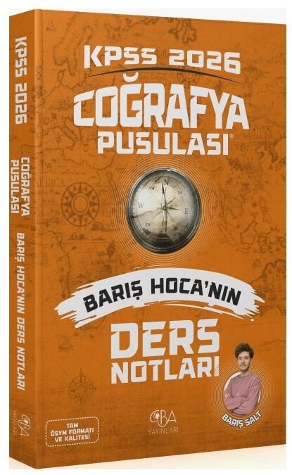 2026 KPSS Coğrafya Pusulası Ders Notları - Barış Salt CBA Yayınları