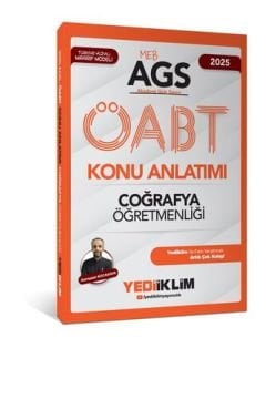 MEB AGS ÖABT Coğrafya Öğretmenliği Konu Anlatımı Yediiklim Yayınları