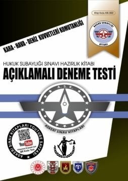 Hukuk Subaylığı Açıklamalı 5 Deneme Testi