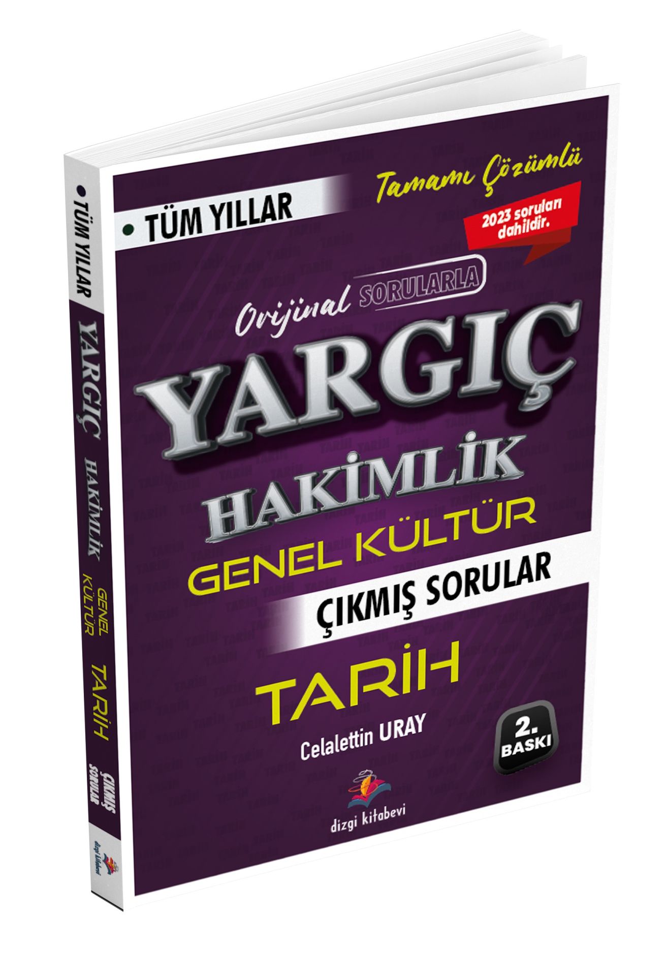 Dizgi Kitap Yargıç Adli- İdari Hakimlik Tarih Tüm Yıllar Çıkmış Sorular 2024