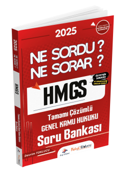Dizgi Kitap Hukuk Atölyesi HMGS Ne Sordu Ne Sorar Genel Kamu Hukuku Tamamı Çözümlü Soru Bankası Devrim Toklucu