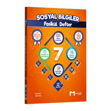 Mozaik Yayınları 7. Sınıf Sosyal Bilgiler Fasikül Defter