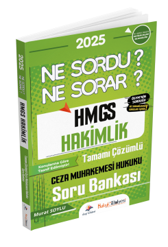 Dizgi Kitap Hukuk Atölyesi HMGS Hakimlik Ne Sordu Ne Sorar Ceza Muhakemesi Hukuku Tamamı Çözümlü Soru Bankası Murat Soylu