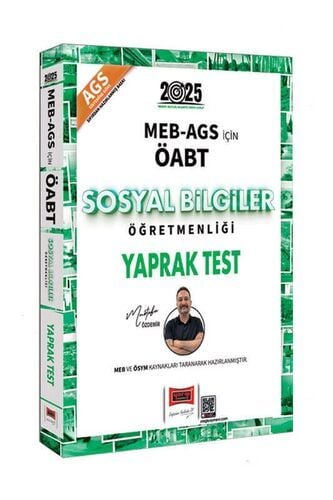 MEB-AGS ÖABT Sosyal Bilgiler Öğretmenliği Yaprak Test Yargı Yayınları