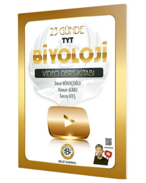 Bilgi Sarmal Yayınları TYT Biyoloji 23 Günde Video Ders Kitabı