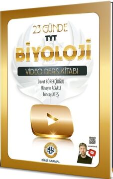 Bilgi Sarmal Yayınları TYT Biyoloji 23 Günde Video Ders Kitabı