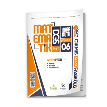 2026 DGS Matematik Kara Kutu 6.Fasikül ÖSYM Çıkmış Soru MANTIK-KÜMELER-FONKSİYONLAR Modüler Set İnformal Yayınları